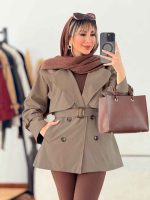 بارانی پشت ژیله آیسو کد 7627 - تصویر 18