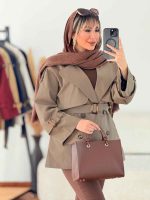بارانی پشت ژیله آیسو کد 7627 - تصویر 11
