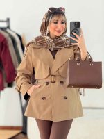 بارانی پشت ژیله آیسو کد 7627 - تصویر 4