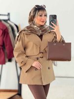 بارانی پشت ژیله آیسو کد 7627 - تصویر 10
