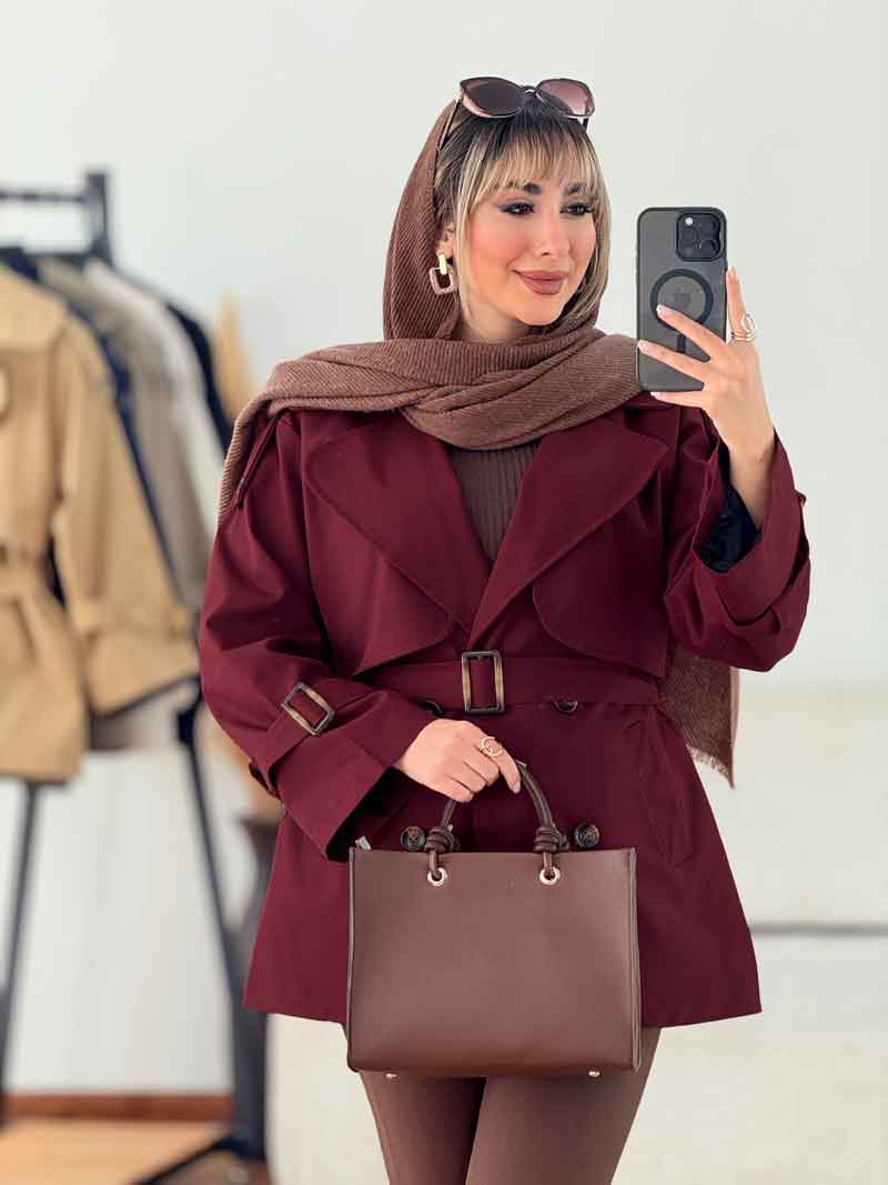 بارانی پشت ژیله آیسو کد 7627 بارانی پشت ژیله آیسو کد 7627