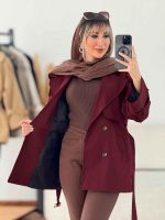 بارانی پشت ژیله آیسو کد 7627 - تصویر 16