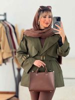 بارانی پشت ژیله آیسو کد 7627 - تصویر 22