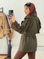 بارانی پشت ژیله آیسو کد 7627 - تصویر 8
