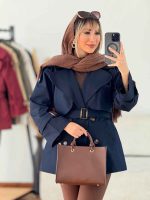 بارانی پشت ژیله آیسو کد 7627 - تصویر 3