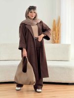 پالتو بلند شش دکمه کاترینا کد 7594