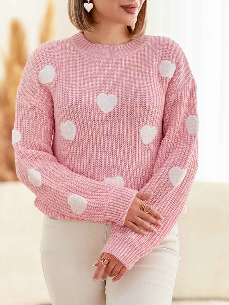 بافت طرح قلب کد 7605