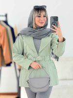 مانتو جین رنگی چهار جیب کد 6335 - تصویر 18