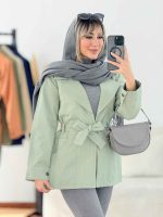مانتو جین رنگی چهار جیب کد 6335 - تصویر 25