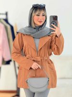 مانتو جین رنگی چهار جیب کد 6335 - تصویر 23