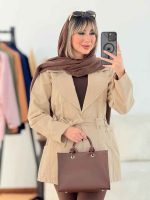 مانتو جین رنگی چهار جیب کد 6335 - تصویر 28