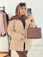 مانتو جین رنگی چهار جیب کد 6335 - تصویر 22