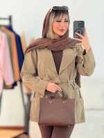 مانتو جین رنگی چهار جیب کد 6335 - تصویر 10