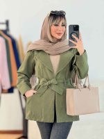مانتو جین رنگی چهار جیب کد 6335