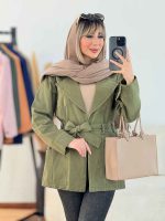 مانتو جین رنگی چهار جیب کد 6335 - تصویر 29