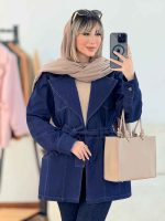 مانتو جین رنگی چهار جیب کد 6335 - تصویر 4