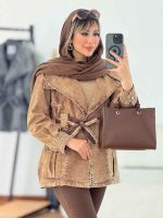 مانتو جین رنگی جیب پیله کد 6351 - تصویر 10