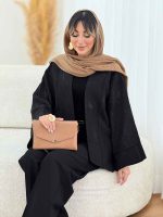 مانتو ژاکارد طرح قاصدک کد 7727 - تصویر 6