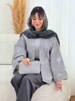 مانتو ژاکارد طرح قاصدک کد 7727 - تصویر 11