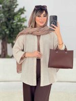 مانتو پشت پیله نیلوفر کد 7713 - تصویر 12