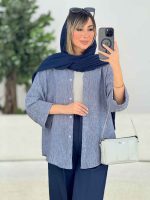 مانتو پشت پیله نیلوفر کد 7713