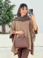 مانتو پانچ بغل سه دکمه کد 7670