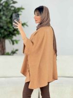 مانتو پانچ بغل سه دکمه کد 7670 - تصویر 6