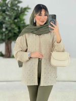 شومیز طرح دار یاسمین کد 7676 - تصویر 4