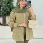 شومیز طرح دار یاسمین کد 7676