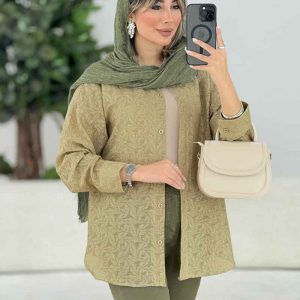 شومیز طرح دار یاسمین کد 7676