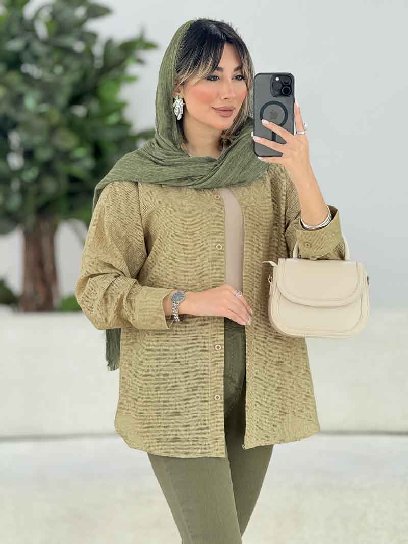 شومیز طرح دار یاسمین کد 7676 شومیز طرح دار یاسمین کد 7676