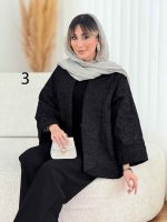 مانتو طرح دار نیلیا کد 7726 - تصویر 21