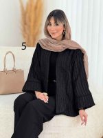 مانتو طرح دار نیلیا کد 7726 - تصویر 8