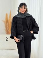 مانتو طرح دار نیلیا کد 7726 - تصویر 15