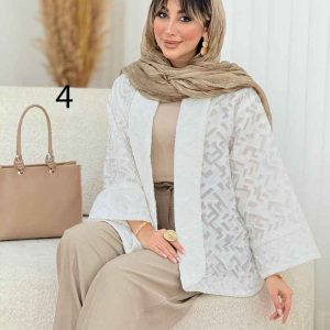 مانتو طرح دار نیلیا کد 7726