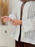 مانتو طرح دار نیلیا کد 7726 - تصویر 11
