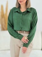 شومیز ساتن نوا کد 7732 - تصویر 5