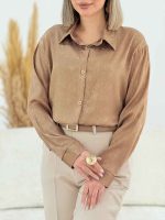 شومیز ساتن نوا کد 7732 - تصویر 6
