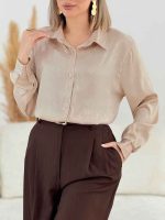 شومیز ساتن نوا کد 7732