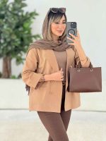 مانتو کتی لینن چهاردکمه کد 7772 - تصویر 19