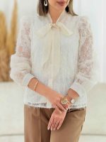 شومیز طرح دار سایه کد 7745