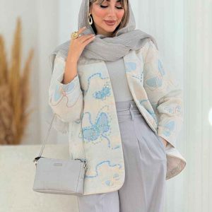 مانتو سنگ دوزی طرح پروانه کد 7717