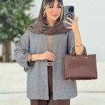 مانتو آستین پیله الهام کد 7763