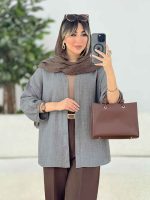 مانتو آستین پیله الهام کد 7763