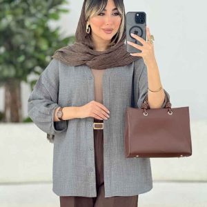 مانتو آستین پیله الهام کد 7763