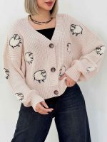ژاکت طرح دار ساغر کد 7604 - تصویر 8