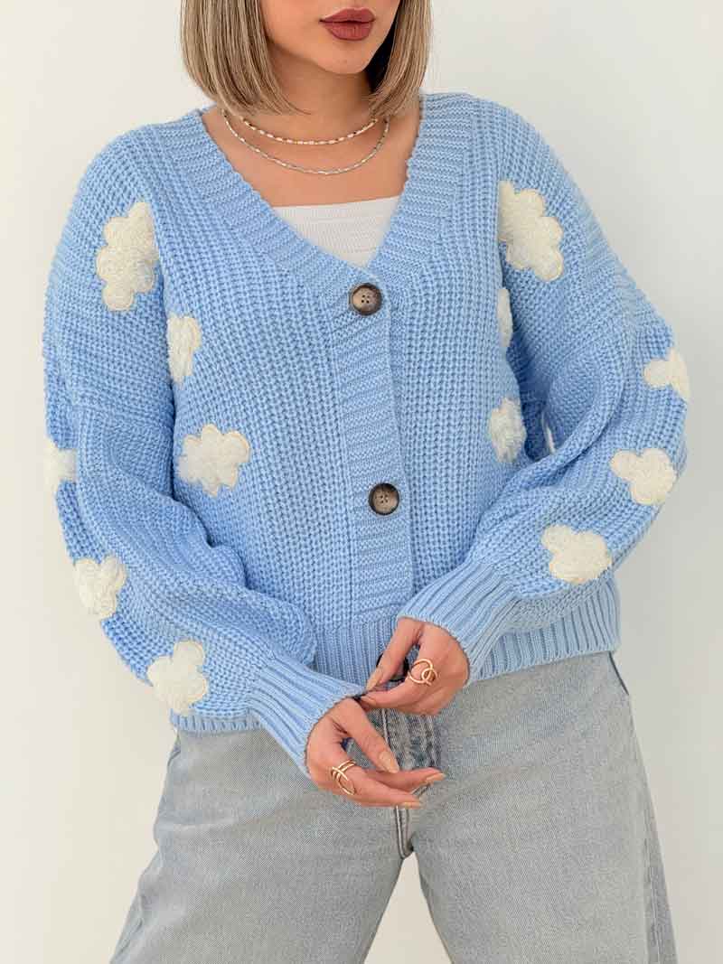 ژاکت طرح ابر کد 7602