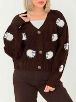 ژاکت طرح دار ساغر کد 7604 - تصویر 5