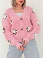 ژاکت طرح دار ساغر کد 7604 - تصویر 4