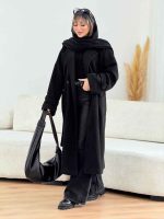 پالتو بلند آستین پاگن نهال کد 7634 - تصویر 11